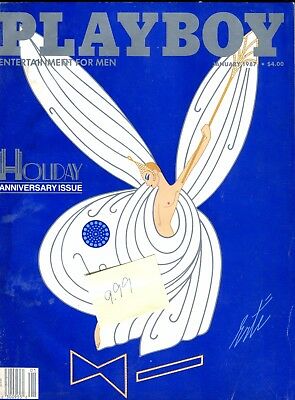 Playboy Magazine Holiday Anniversary Issue January 1987 081814lm-epa2