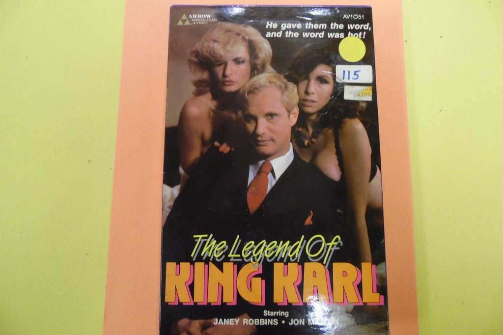 The Legend Of King Karl VHS Janey Robbins/ Nina Hartley XXX 111816lm-ep4