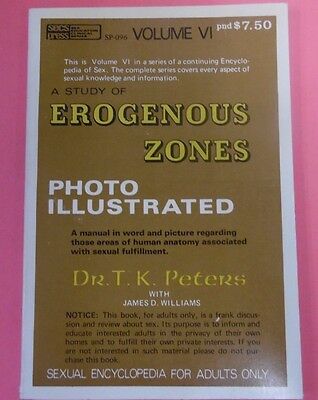 Study Of Erogenous Zones Book vol.VI by Dr.T.K. Peters 1970 Photo Illustrated