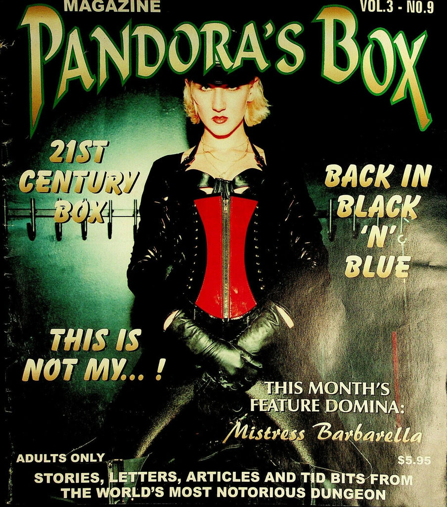Pandora's Box Fetish Newspaper Mistress Barbarella vol.3 #9 1996 022020lm-ep