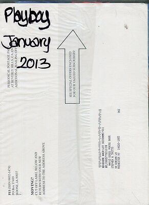 Playboy Magazine January 2013 new/sealed 070214lm-epa