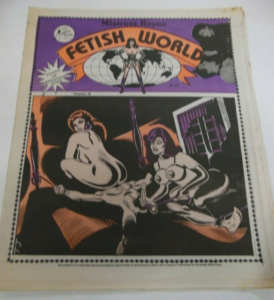 Fetish World Newspaper Mistress Rayne #36 1993 120919lm-ep