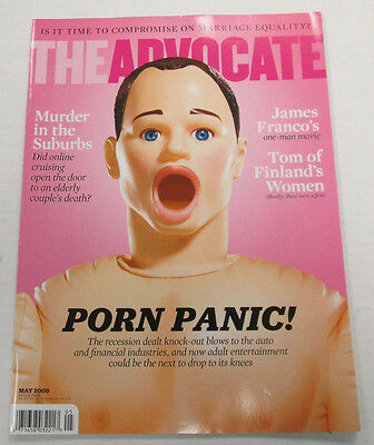 The Advocate Gay Adult Magazine Porn Panic May 2009 ex 101814lm-ep