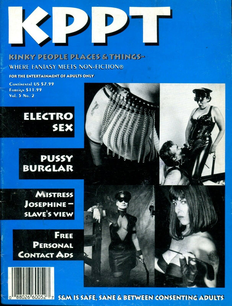 KPPT Kinky People Places & Things Magazine Electro Sex vol.5 #2 081019lm-ep