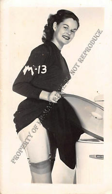 Adult Vintage B&W Photo 2.5x4 Sexy Pin Up Lesbians Undressing Strip Tease 158HR