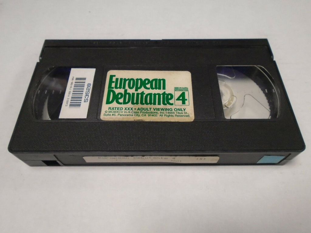 European Debutante #4 1995 In-X-Cess Adult VHS 031119AMP2