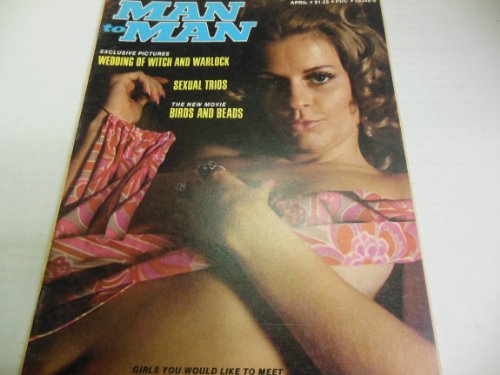 Man to Man Busty Adult Magazine "Libbie" "Sue" "Charity" April 1974