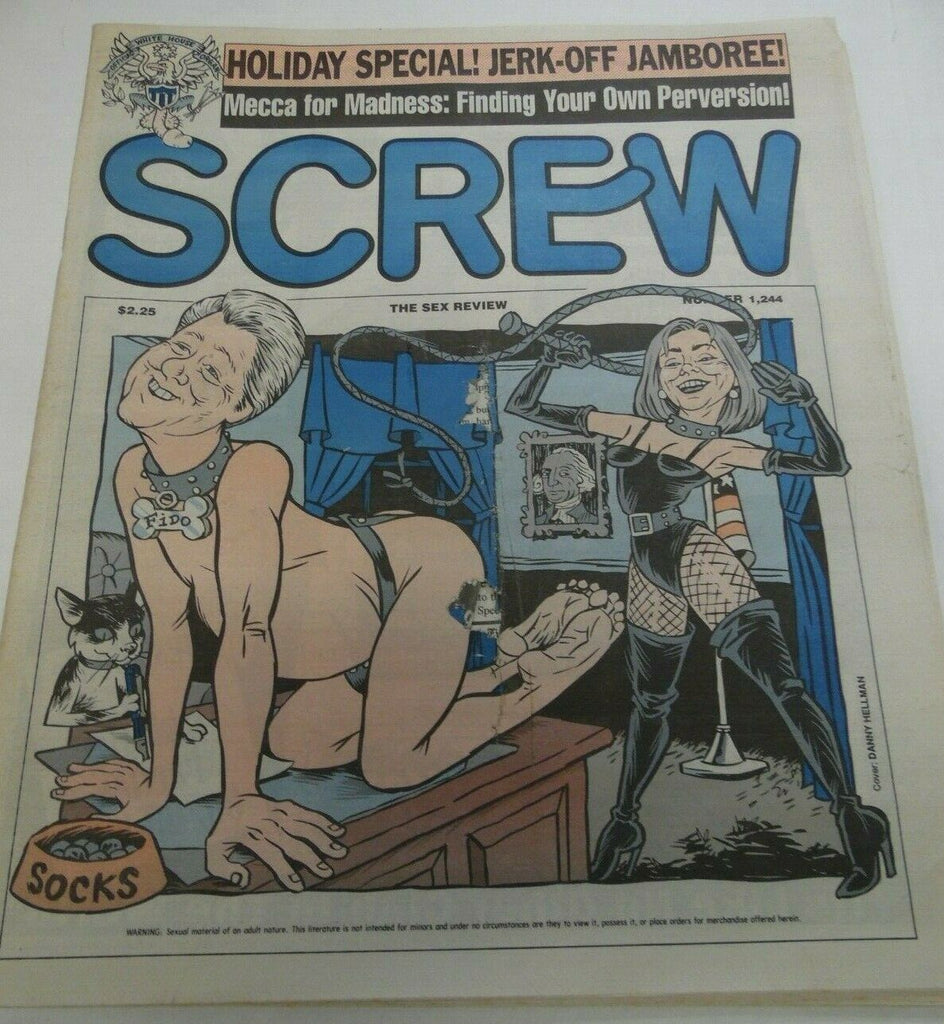 Screw Newspaper Bill & Hillary Clinton on Cover #1244 1993 120619lm-ep2