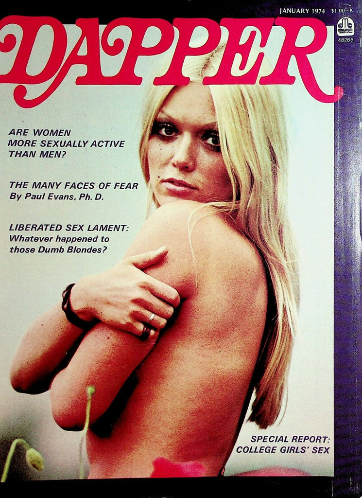 Dapper Magazine Centerfold Girl Violet Moore January 1974 050420lm-ep