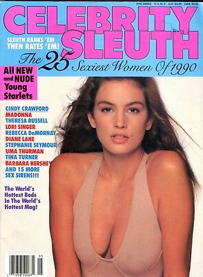 Celebrity Sleuth Magazine Cindy Crawford vol.3 #5 1990 111117lm-ep