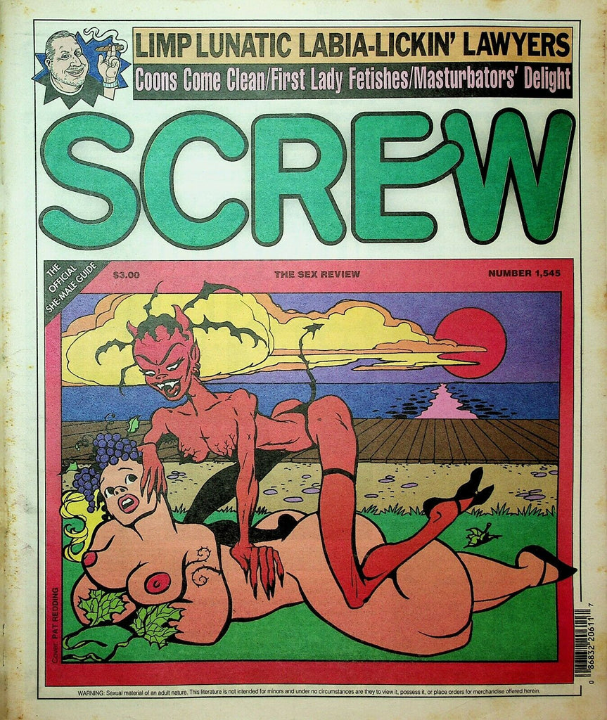 Screw Newspaper Jackie Kennedy Naked #1545 October 12, 1998 022720lm-ep