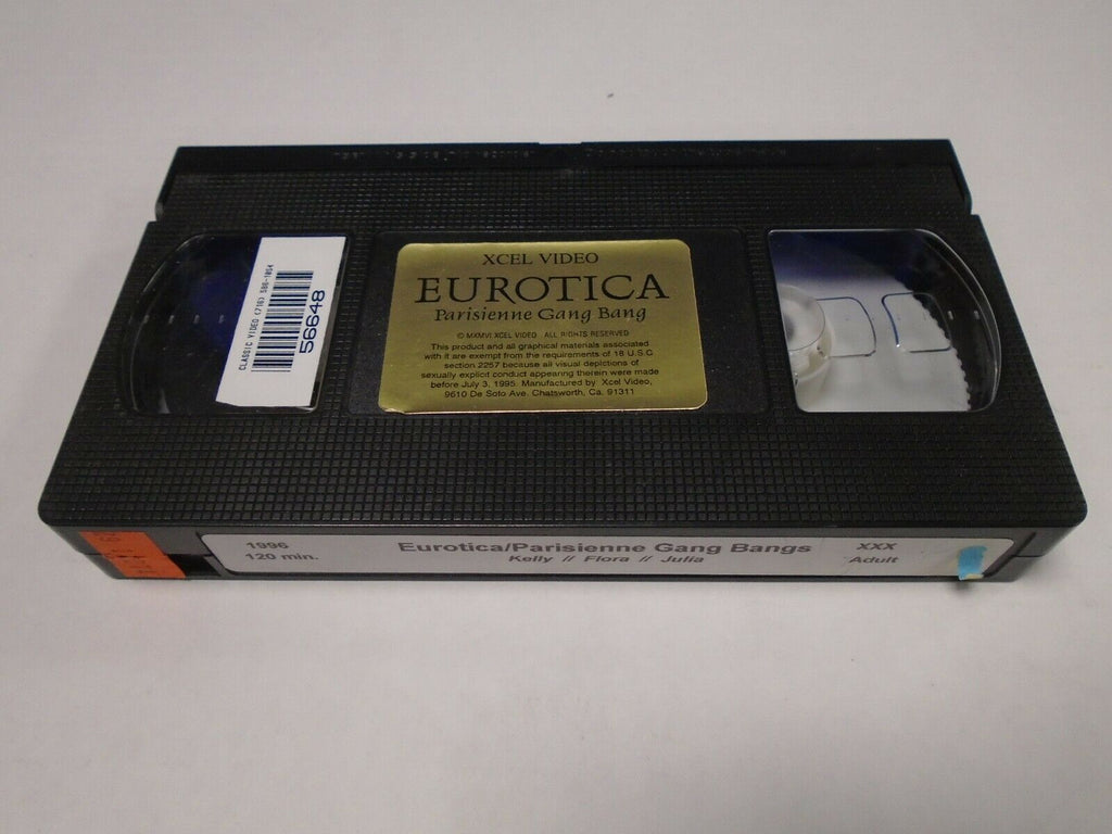 Eurotica Parisienne Gang Bangs 1996 120mins XCEL Video Adult VHS 022019AMP3