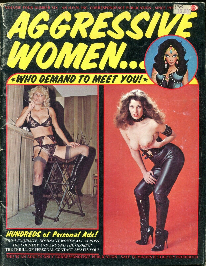 Aggressive Women...Who Demand To Meet You vol.4 #6 1980 by HOM 071719lm-ep - Used