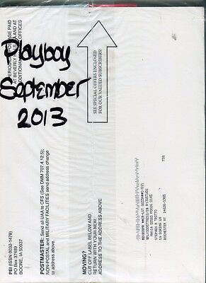 Playboy Magazine September 2013 new/sealed 070214lm-epa