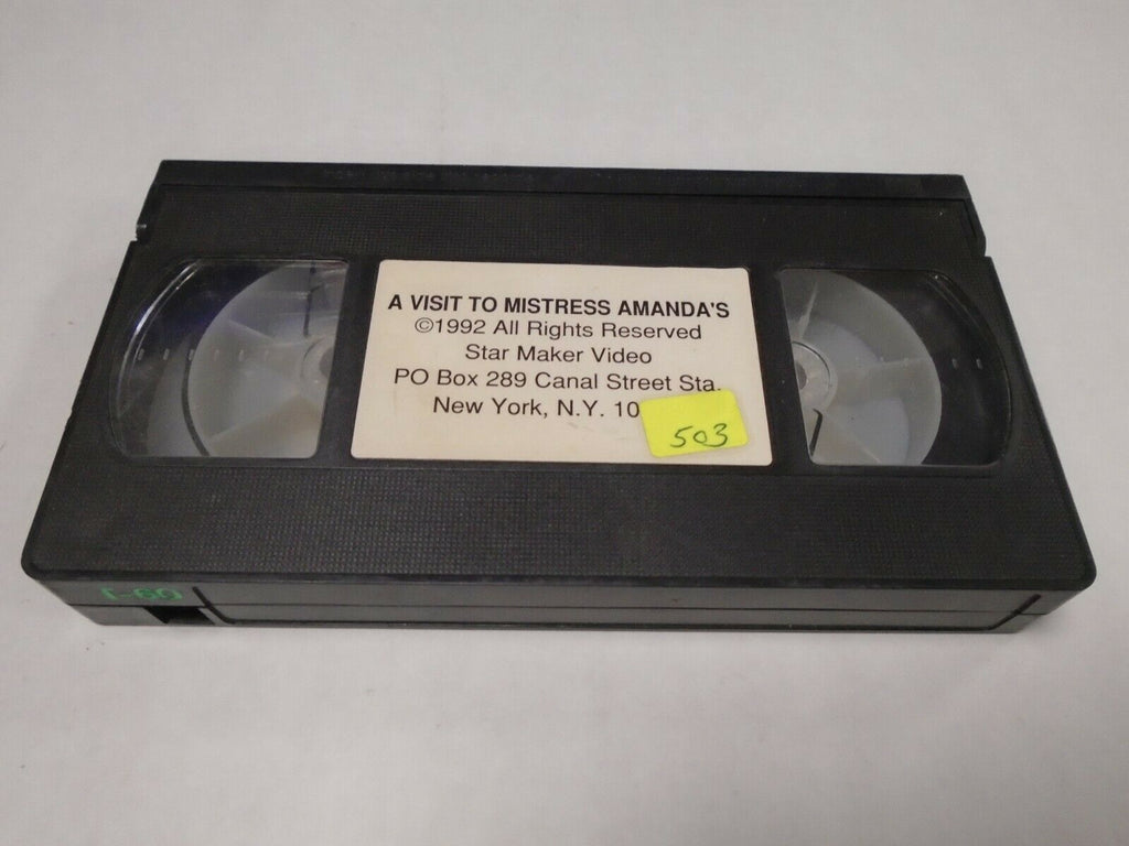 A Visit to Mistress Amanda's 1991 Star Maker Video Adult VHS 031219AMP