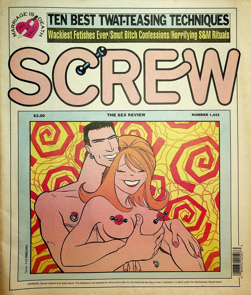 Screw Newspaper Twat-Teasing Techniques #1442 October 21, 1996 022920lm-ep