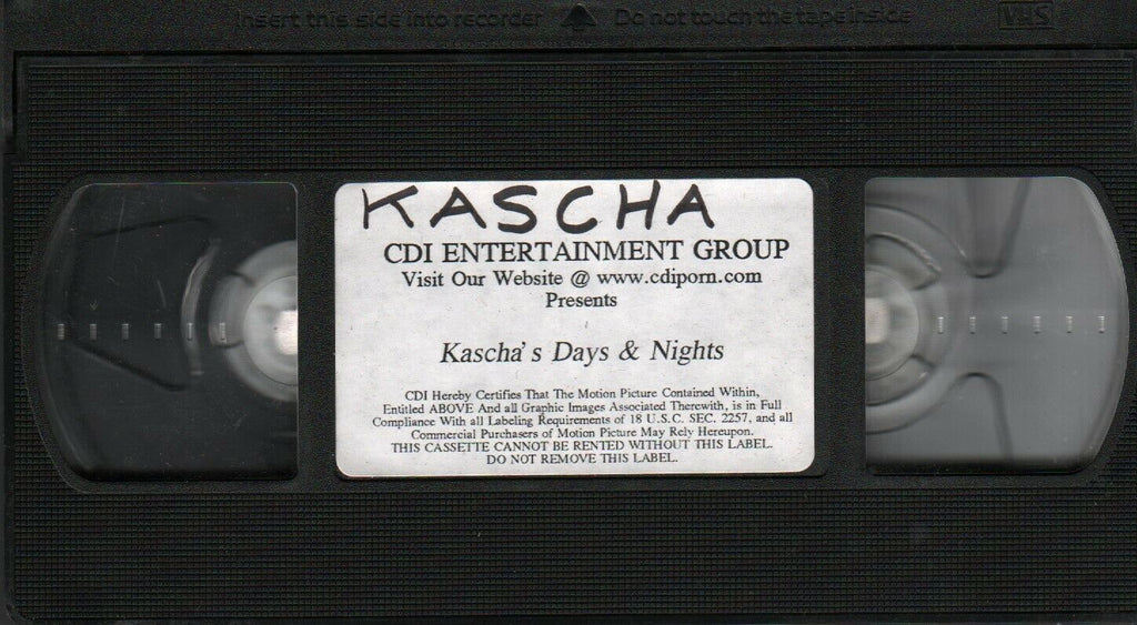 Kascha's Days & Nights CDI Entertainment Adult VHS 021720AMP