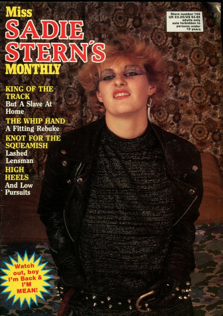 Miss Sadie Stern's Monthly The Whip Hand #104 1988 073019lm-ep