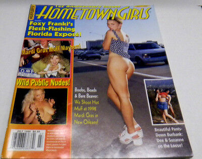 HomeTown Girls Adult Magazine"Muff Mayhem!" July 1998 ex 081313lm-ep
