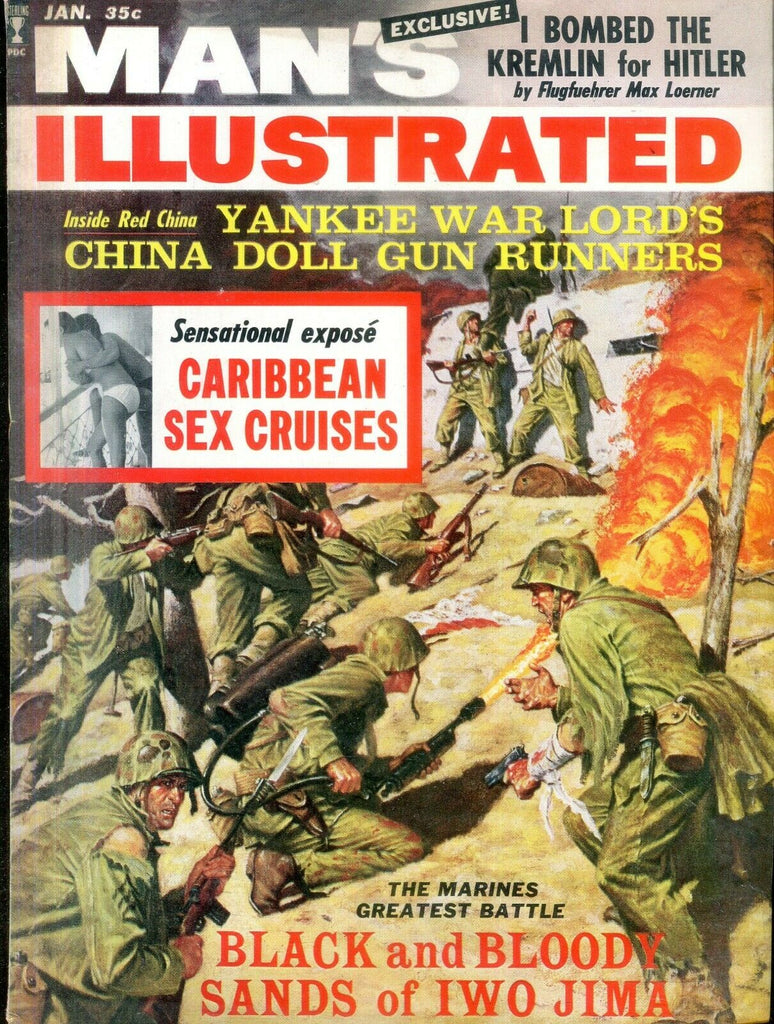 Man's Illustrated Magazine Caribbean Sex Cruises January 1963 031619lm-ep