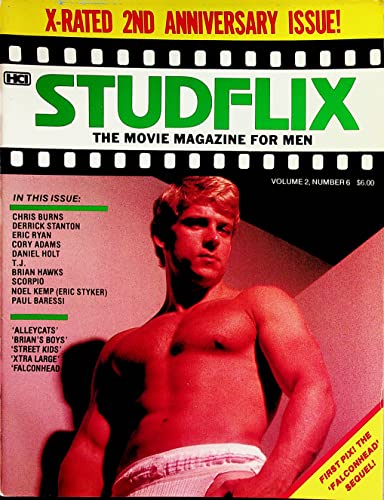 Studflix Gay Men's Magazine Centerfold Guy Eric Ryan vol.2#6 1984 2nd Anniversary Issue