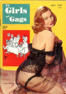TV Girls And Gags Vintage Digest June McCall July 1957 091118lm-ep