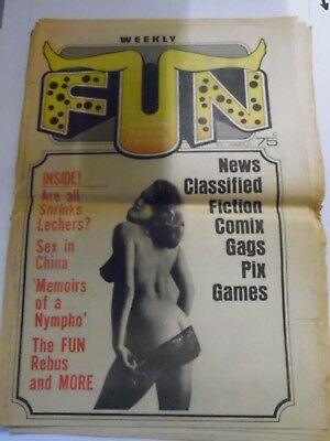 Fun Adult Newspaper Memoirs Of A Nympho vol.1 #25 1969 052118lm-ep2
