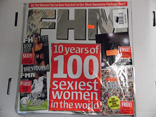 FHM Magazine 10 Years Of 100 Sexiest Women In The World July 2004