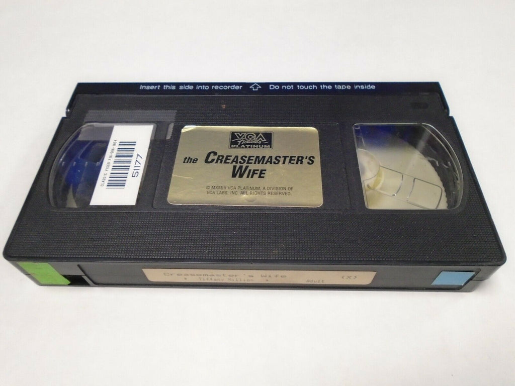 The Creasemaster's Wife Tiffany Million Adult VHS 021419AMP2