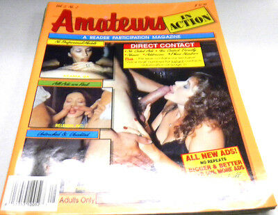 Amateurs In Action Adult Magazine Vol.2 1991 ex 121713lm-ep
