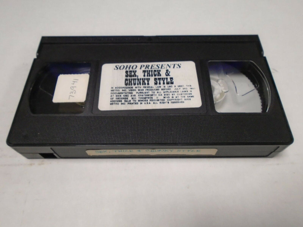 Sex Thick Chunk Style Soho Kathryn Marie 1997 Adult VHS 021819AMP