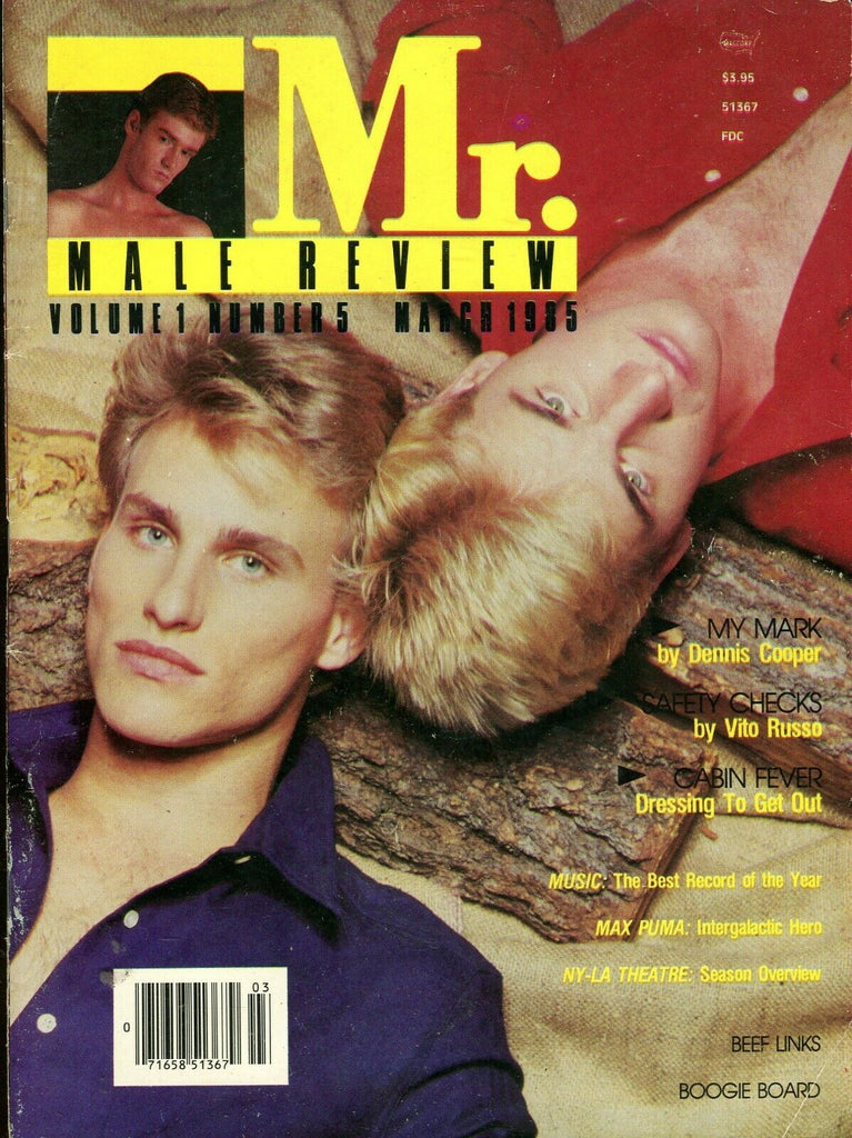 Mr. Male Review Gay Magazine Ricky Dean March 1985 061219lm-ep