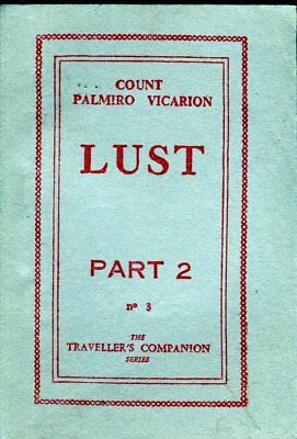 Lust Adult Novel pt.2 by Count Palmiro Vicarion 1950's 060118lm-ep2