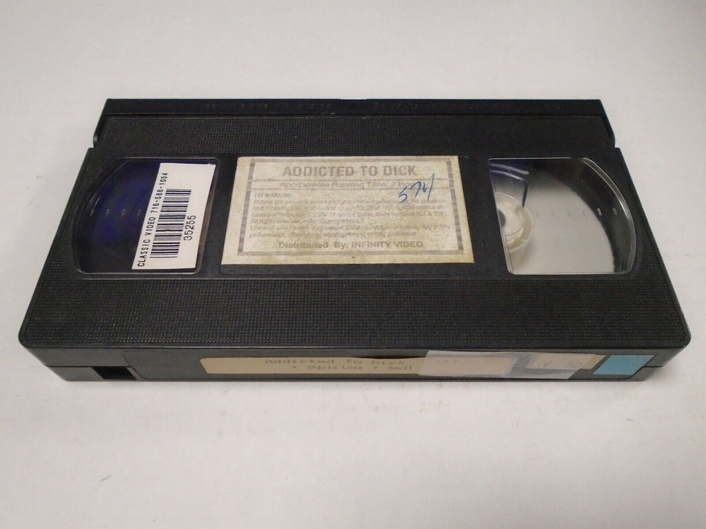 Addicted to Dick Sheila Love Infinity Video Adult VHS 040119AMP2