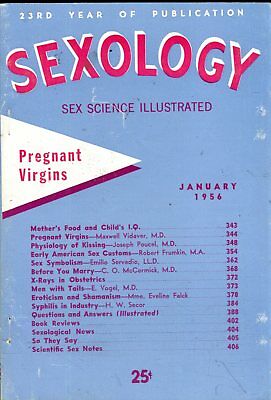 Sexology Digest Physiology Of Kissing January 1956 050118lm-ep