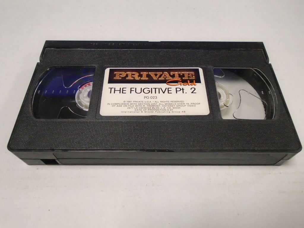 The Fugitive Part 2 Private Gold 1997 Adult VHS 032919AMP3