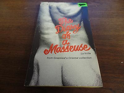 The Diary of a Masseuse La Vrille Greenleaf 1967 160pgs Erotic Novel 121215amp