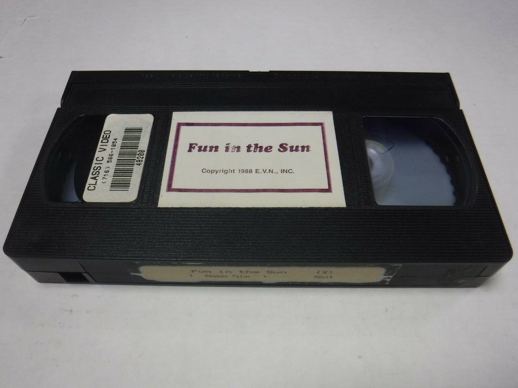 Fun In the Sun Amanda Tyler Peter North 1988 78mins Adult VHS 123118AMP2