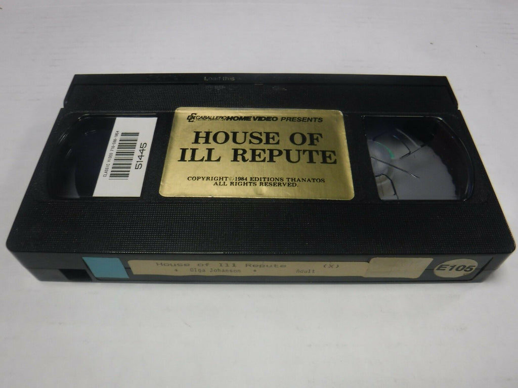 House of Ill Repute 1984 Olga Johnson Adult VHS 010219AMP