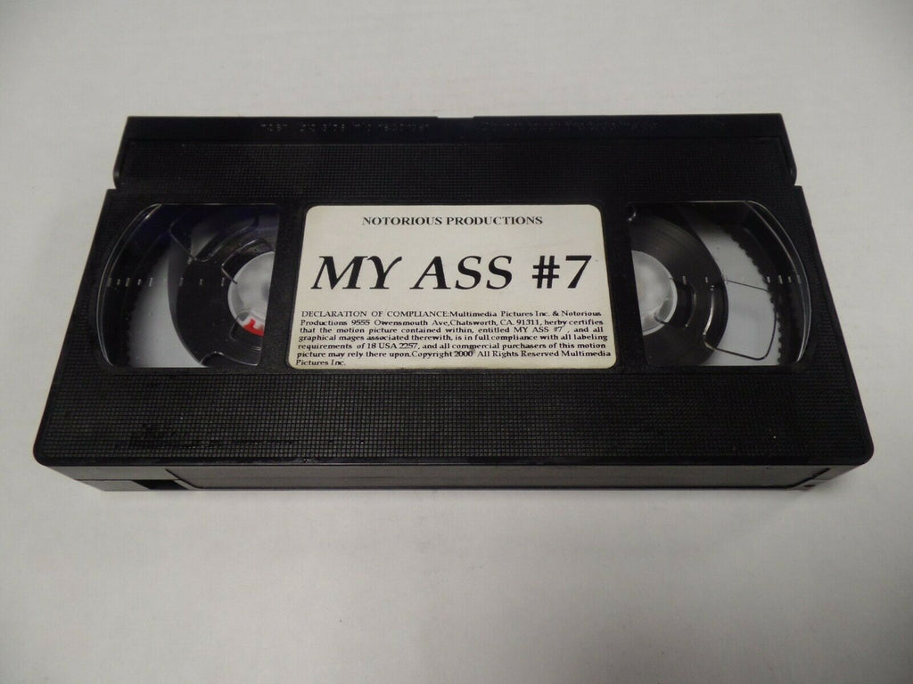 My Ass #7 Notorious Productions 2000 Adult VHS 052219AMP