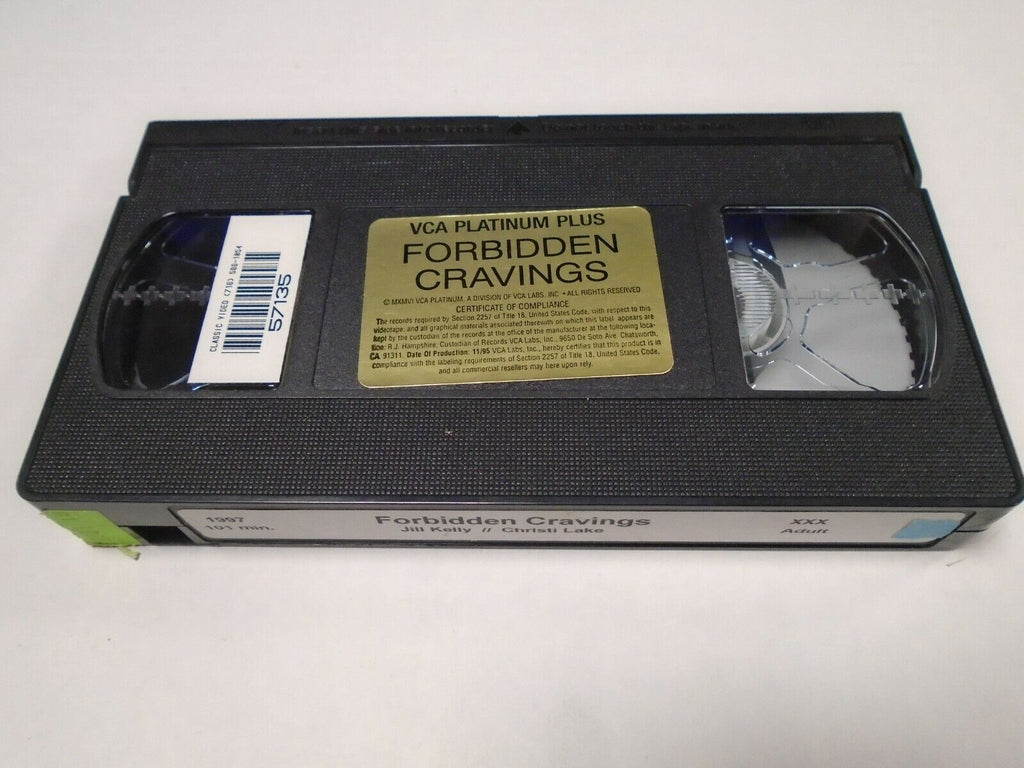 Forbidden Cravings Jill Kelly Christi Lake 1997 101 Mins Adult VHS 022019AMP3