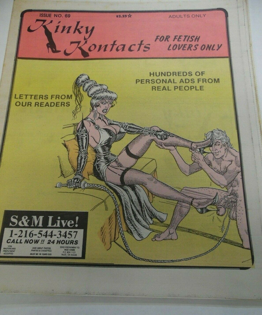 Kinky Kontacts Newspaper For Fetish Lovers #69 1990s 120619lm-ep2