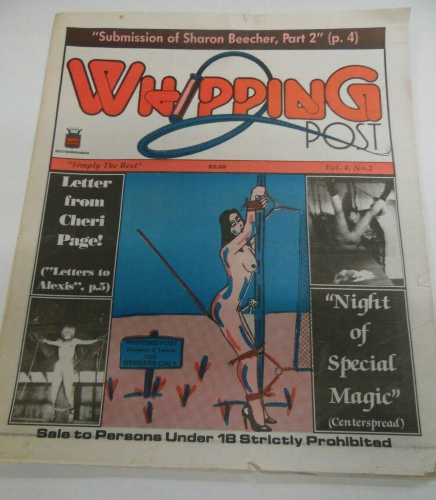 Whipping Post Fetish Newspaper Night Of Special Magic vol.4 #2 122119lm-ep