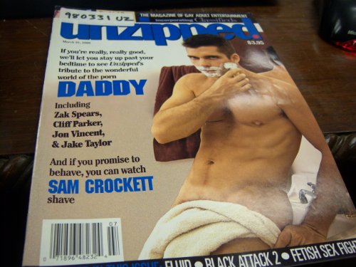 Unzipped Adult Gay Magazine March 31, 1998 Sam Crockett