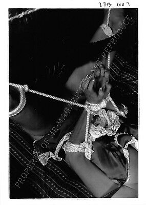 Adult Photo 1990s B&W 5x7 Bondage Queen Ashley Renee Bound & Dominated 62WE