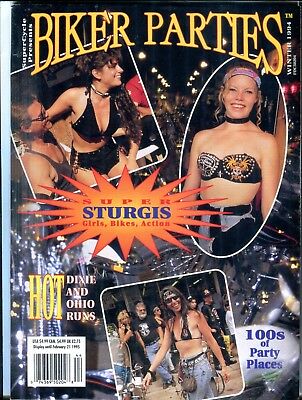 Biker Parties Magazine Super Sturgis Girls & Bikes Winter 1994 080418lm-ep