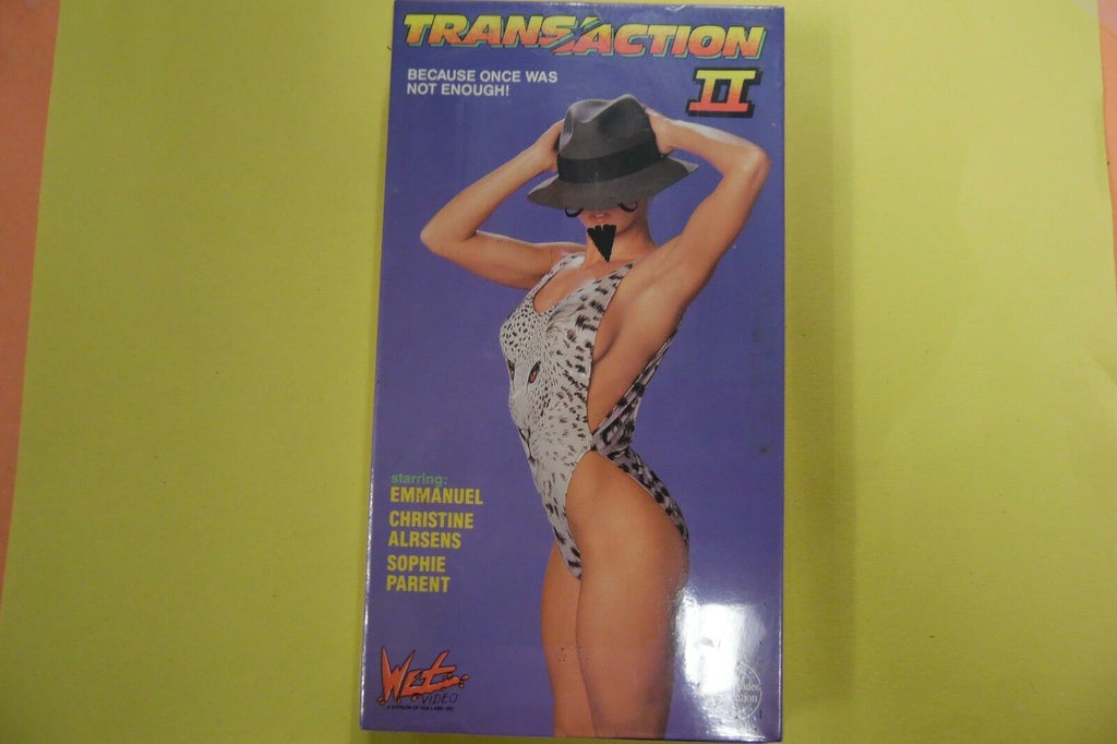 Trans Action Adult VHS #2 Emmanuel new/sealed 100216lm-ep2