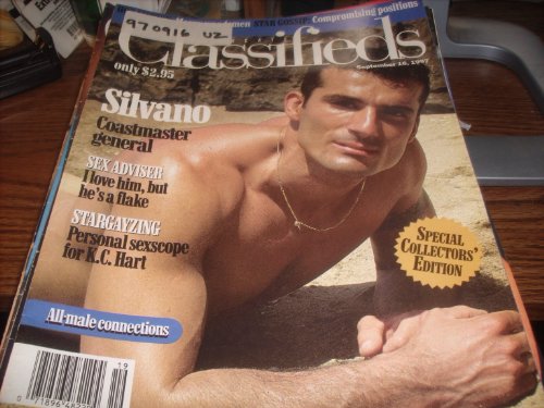 Advocate Classified Men's Gay Magazine September 16, 1997 Silvano