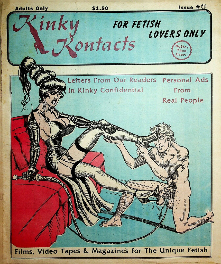 Kinky Kontacts Newspaper Fetish Lovers #17 1980's 022220lm-ep