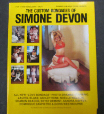 Custom Bondages Of Simone Devon Adult Magazine #14 ex 061015lm-ep